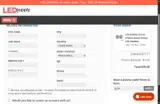 LEDSupply coupon verification screenshot