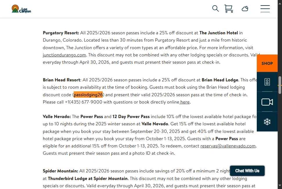 Lee Canyon checkout page showing Lee Canyon promo code box | Screenshot taken by SimplyCodes community member on Sep 19, 2025