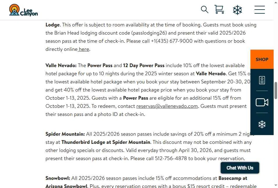 Lee Canyon checkout page showing Lee Canyon promo code box | Screenshot taken by SimplyCodes community member on Feb 5, 2026