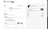 Legendary coupon verification screenshot