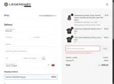 Legendary coupon verification screenshot