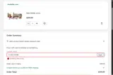 LEGO coupon verification screenshot