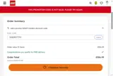 LEGO coupon verification screenshot