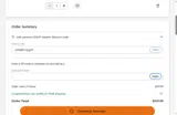 LEGO coupon verification screenshot
