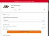 LEGO coupon verification screenshot