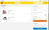 LEGO coupon verification screenshot