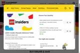 LEGO Discovery Center Atlanta coupon verification screenshot