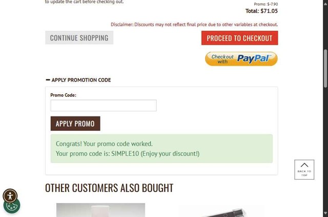 Lehman's checkout page showing Lehman's promo code box | Screenshot taken by SimplyCodes community member on Aug 29, 2025