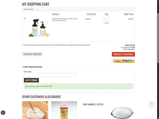Lehman's checkout page showing Lehman's promo code box | Screenshot taken by SimplyCodes community member on Aug 19, 2025