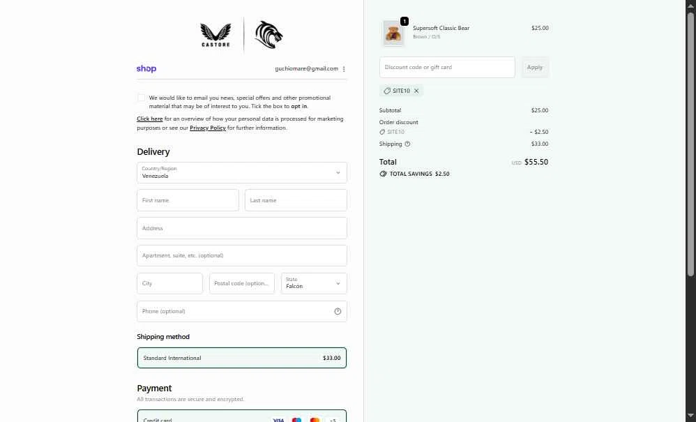 Leicester Tigers checkout page showing Leicester Tigers promo code box | Screenshot taken by SimplyCodes community member on Dec 27, 2025
