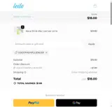 Leilo coupon verification screenshot