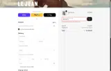 LE JEAN coupon verification screenshot