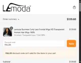 FALL30 coupon verification screenshot