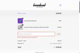 FACEGOD coupon verification screenshot