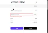 Lemon & Line coupon verification screenshot