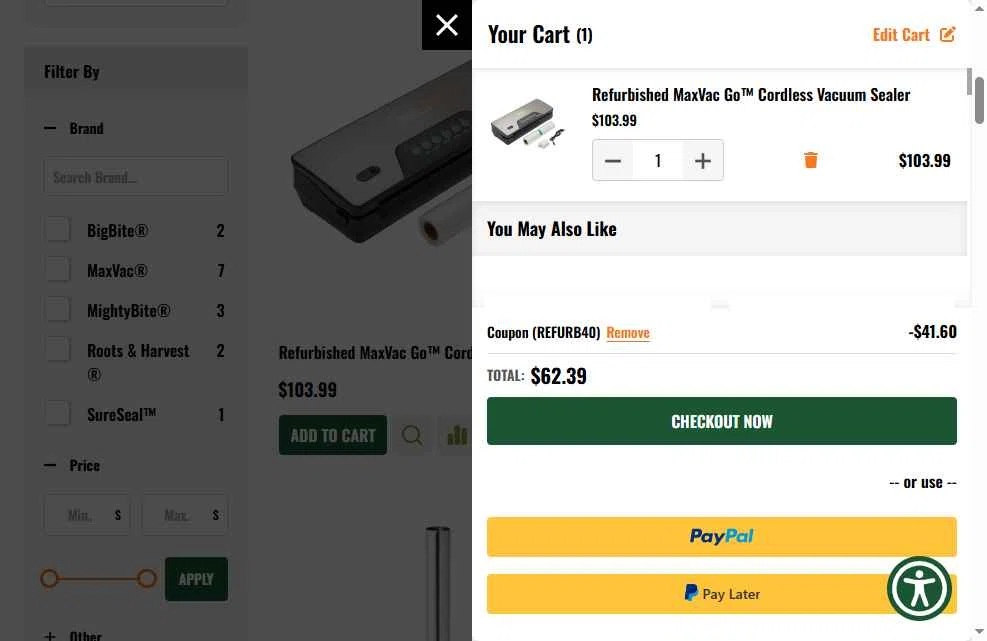 LEM Products checkout page showing LEM Products coupon code box | Screenshot taken by SimplyCodes community member on Jan 17, 2026