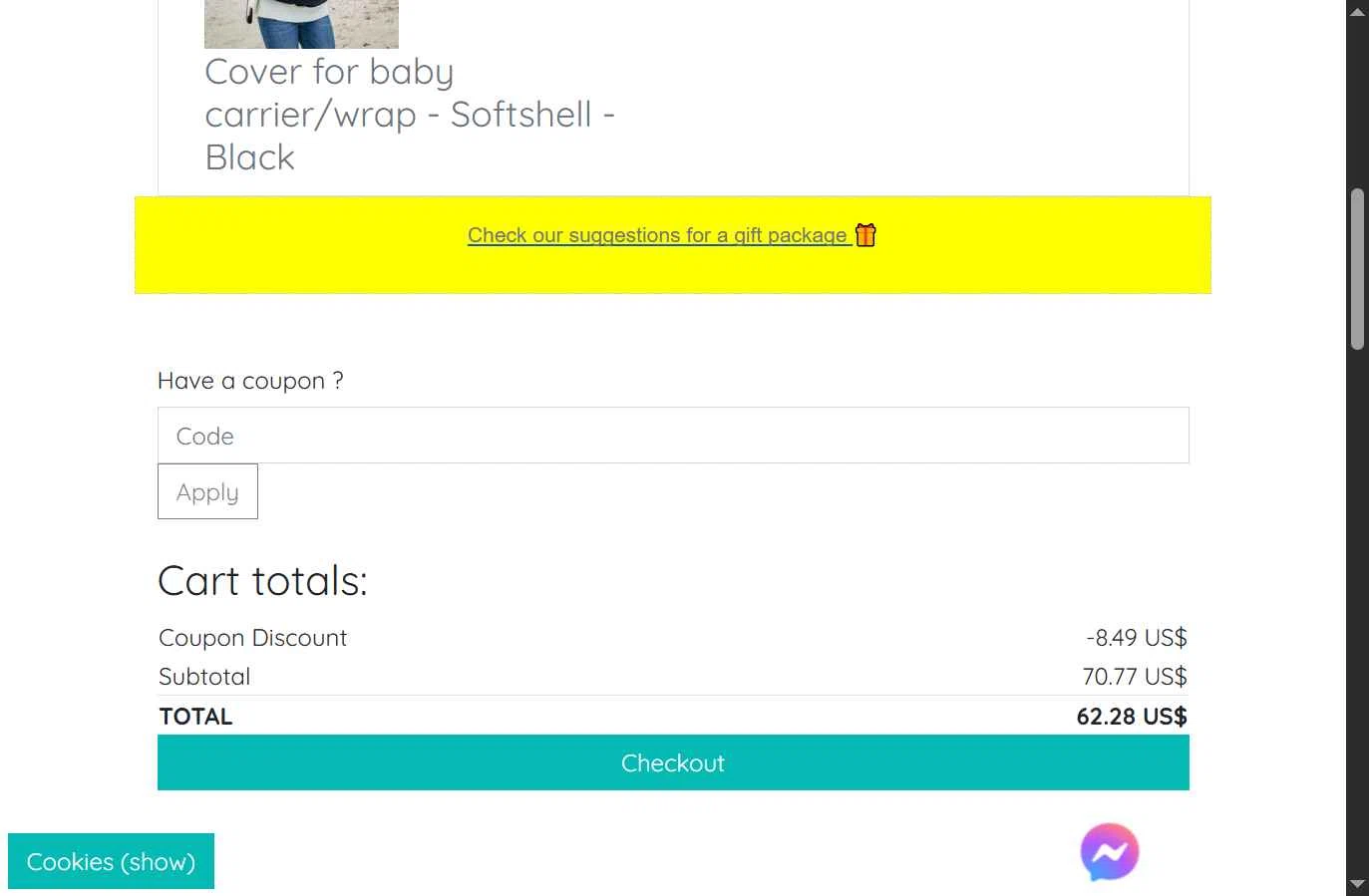 LennyLamb checkout page showing LennyLamb discount code box | Screenshot taken by SimplyCodes community member on Dec 30, 2025