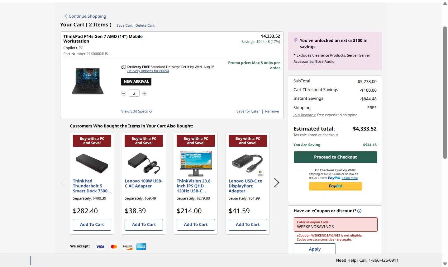 Verification screenshot for $40 Off Storewide at Lenovo - 3d ago