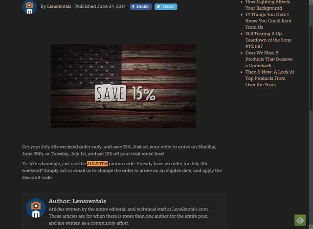 LensRentals.com checkout page showing LensRentals.com promo code box | Screenshot taken by SimplyCodes community member on Sep 3, 2025