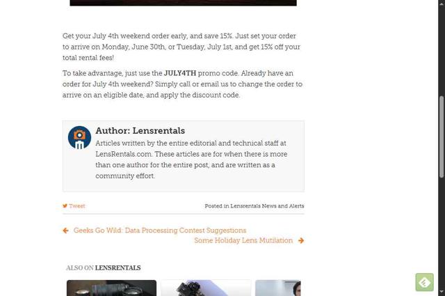 LensRentals.com checkout page showing LensRentals.com promo code box | Screenshot taken by SimplyCodes community member on Sep 5, 2025
