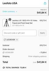 FLOW coupon verification screenshot