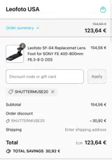 LFD coupon verification screenshot