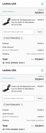 Foto4ever coupon verification screenshot
