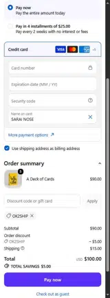 Le Puzz coupon verification screenshot