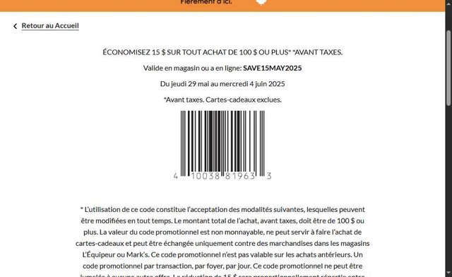 L'Equipeur checkout page showing L'Equipeur promo code box | Screenshot taken by SimplyCodes community member on Jun 12, 2025