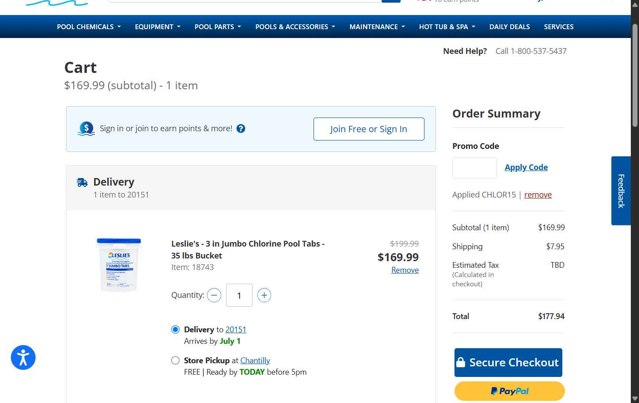 Leslie's Pool Promo Codes - $5 Off (Verified) Jul 2025
