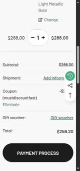 mustdiscountfast coupon verification screenshot