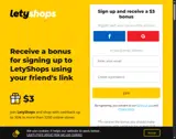 LetyShops coupon verification screenshot