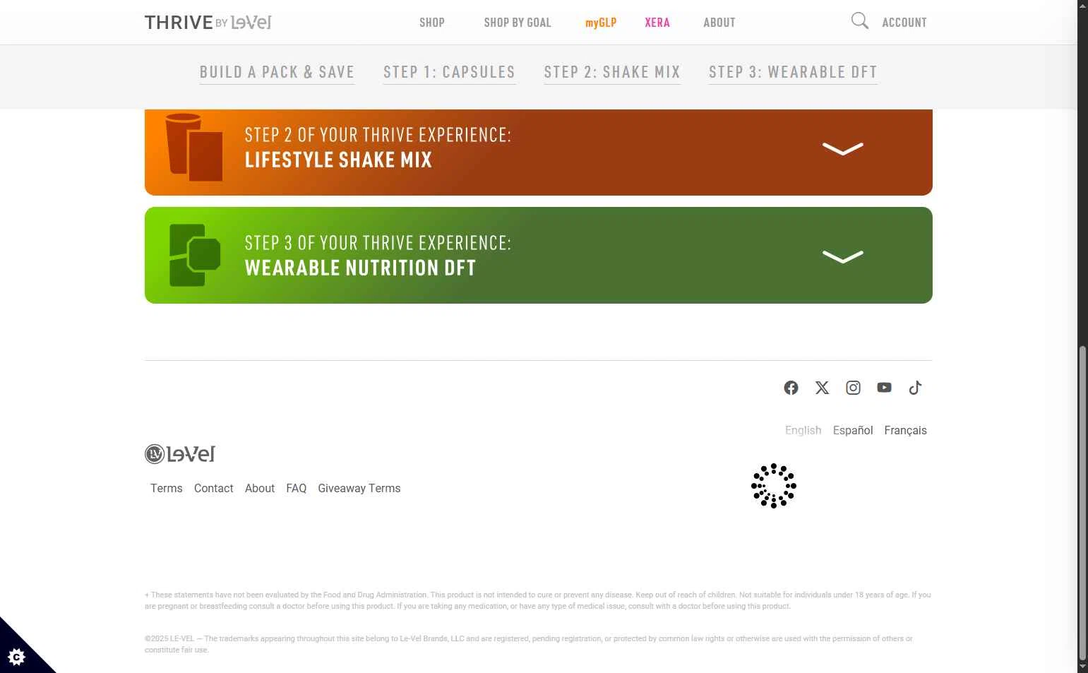 Le-Vel checkout page showing Le-Vel discount code box | Screenshot taken by SimplyCodes community member on Dec 25, 2025