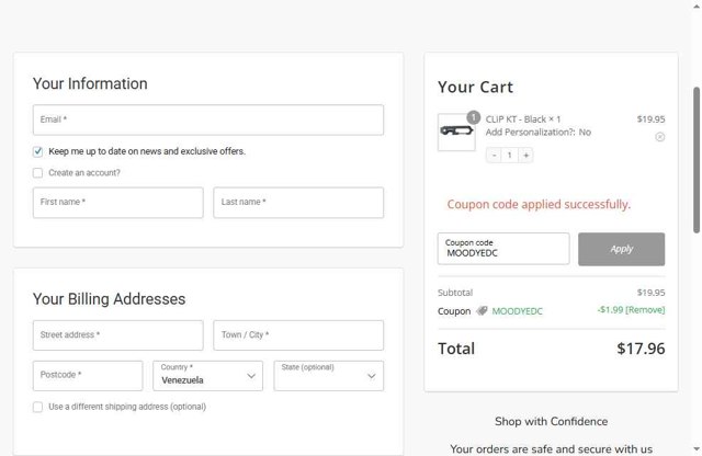 Lever Gear checkout page showing Lever Gear coupon code box | Screenshot taken by SimplyCodes community member on Jul 14, 2025