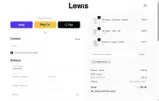 Lewis coupon verification screenshot