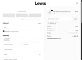 Lewis coupon verification screenshot
