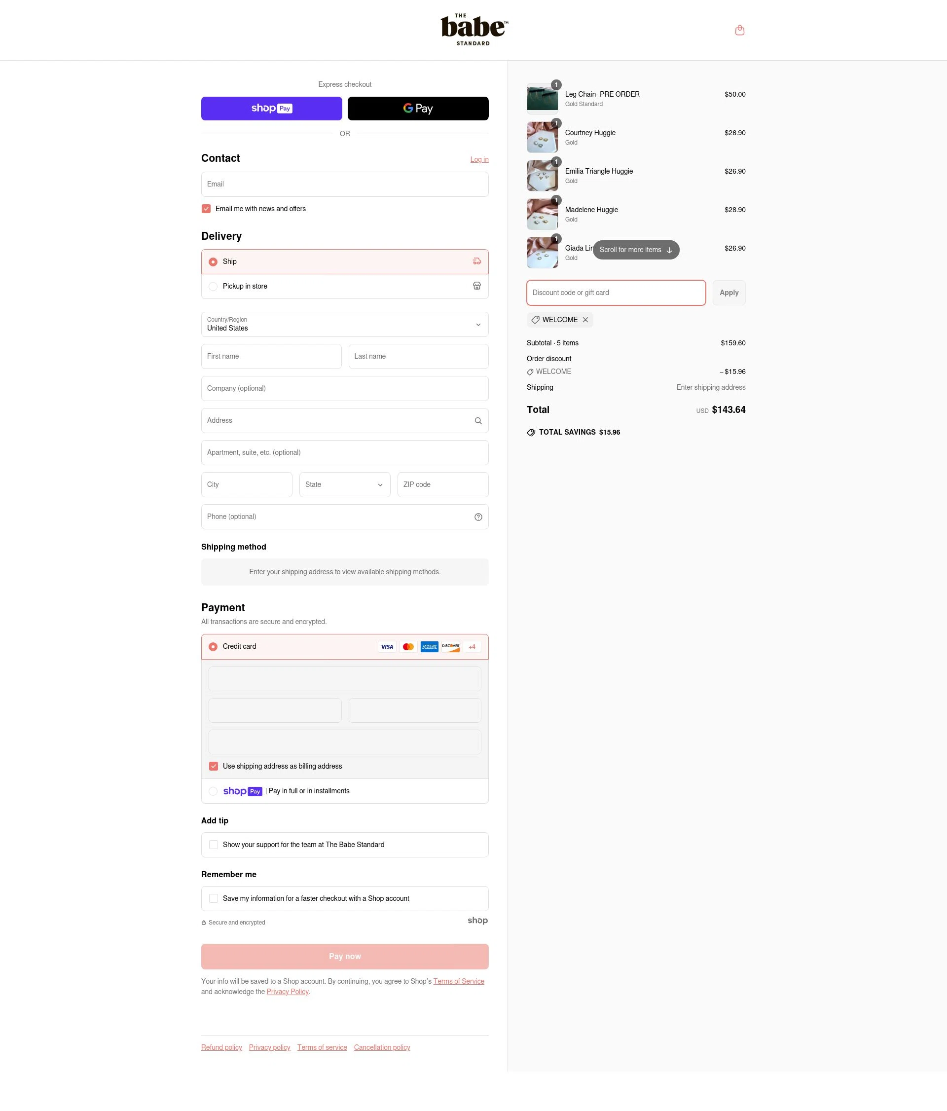 Lexxola checkout page showing Lexxola discount code box | Screenshot taken by SimplyCodes community member on Apr 2, 2025
