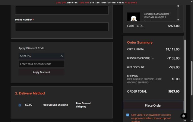 Liberator checkout page showing Liberator promo code box | Screenshot taken by SimplyCodes community member on Jul 29, 2025