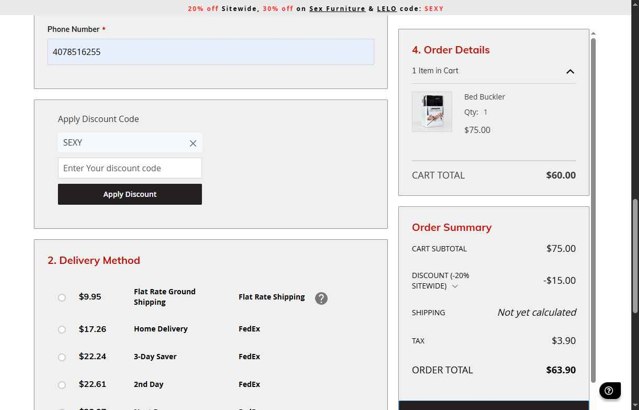 Liberator checkout page showing Liberator promo code box | Screenshot taken by SimplyCodes community member on Sep 4, 2025