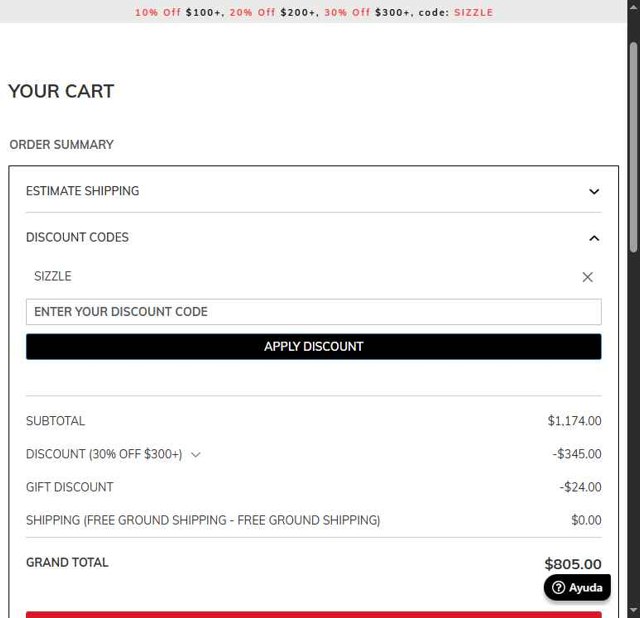 Liberator checkout page showing Liberator promo code box | Screenshot taken by SimplyCodes community member on Jun 18, 2025