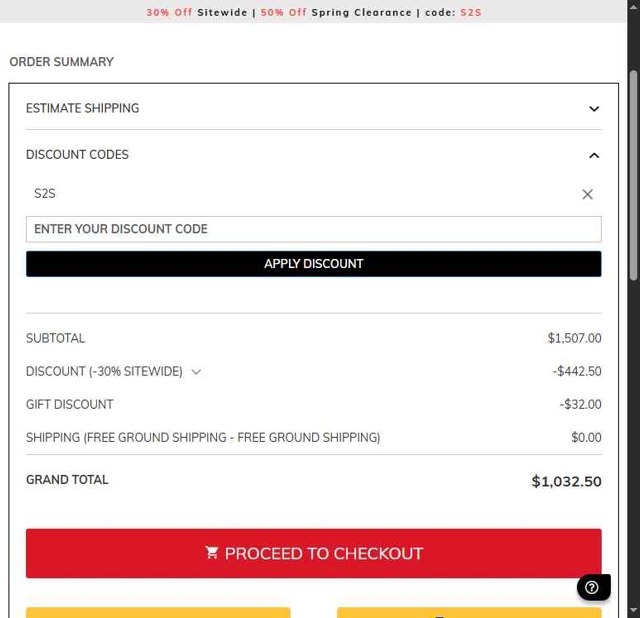 Liberator checkout page showing Liberator promo code box | Screenshot taken by SimplyCodes community member on May 29, 2025