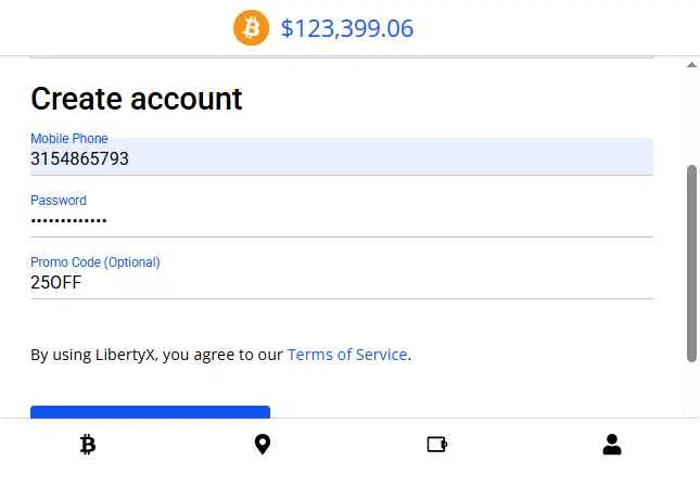 LibertyX checkout page showing LibertyX promo code box | Screenshot taken by SimplyCodes community member on Aug 13, 2025