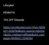 PENNY10 coupon verification screenshot