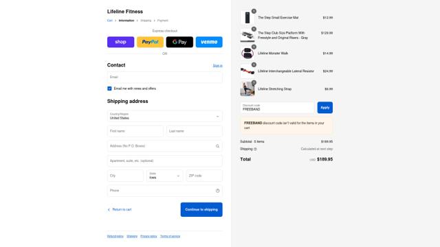 Lifeline checkout page showing Lifeline promo code box | Screenshot taken by SimplyCodes community member on Sep 10, 2025