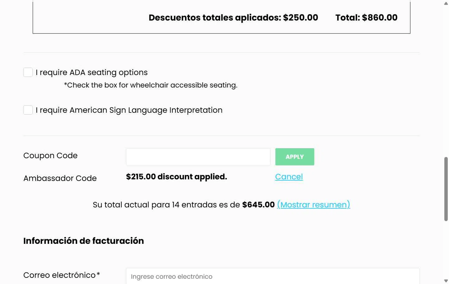 LIFE SURGE checkout page showing LIFE SURGE discount code box | Screenshot taken by SimplyCodes community member on Dec 22, 2025