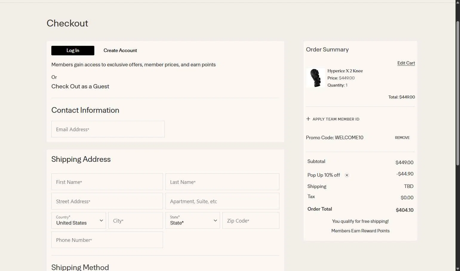Life Time checkout page showing Life Time promo code box | Screenshot taken by SimplyCodes community member on Sep 15, 2025