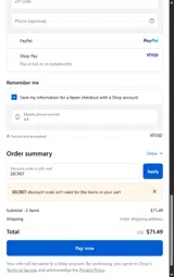 Lighted Water Lanterns coupon verification screenshot
