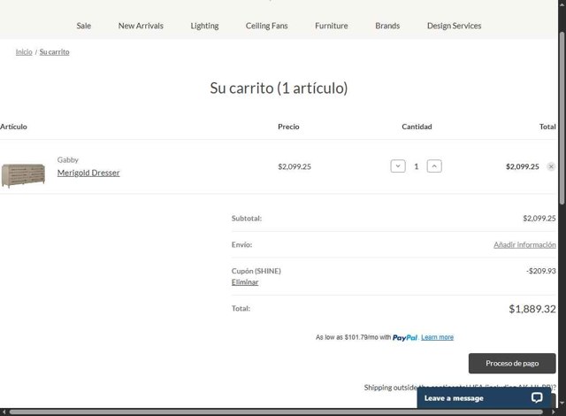 Lighting Reimagined checkout page showing Lighting Reimagined coupon code box | Screenshot taken by SimplyCodes community member on Aug 25, 2025