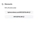 MYCOZYGLAM coupon verification screenshot