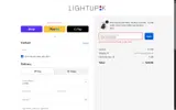 LightUpK coupon verification screenshot